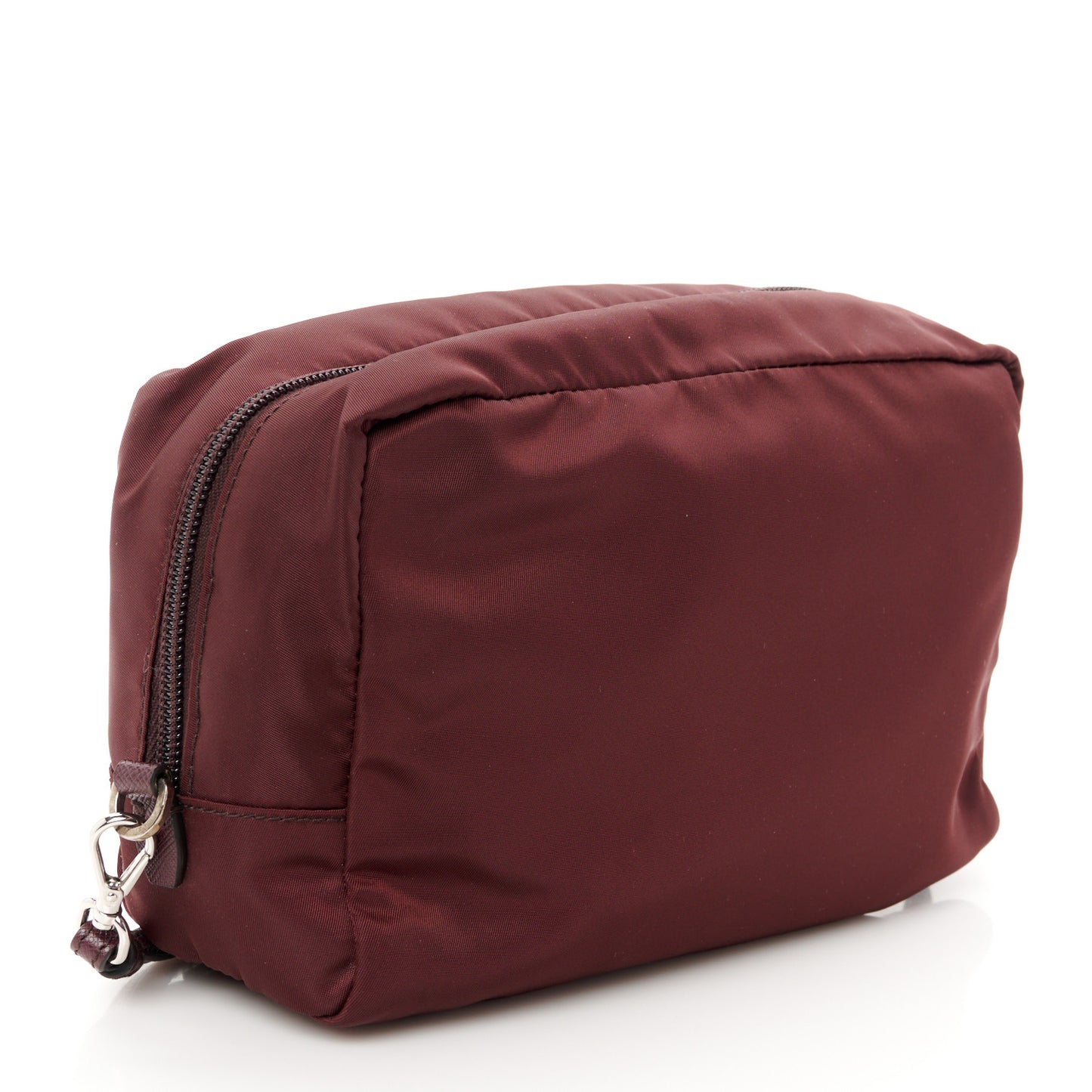 Tessuto Nylon Clutch Wristlet Granato