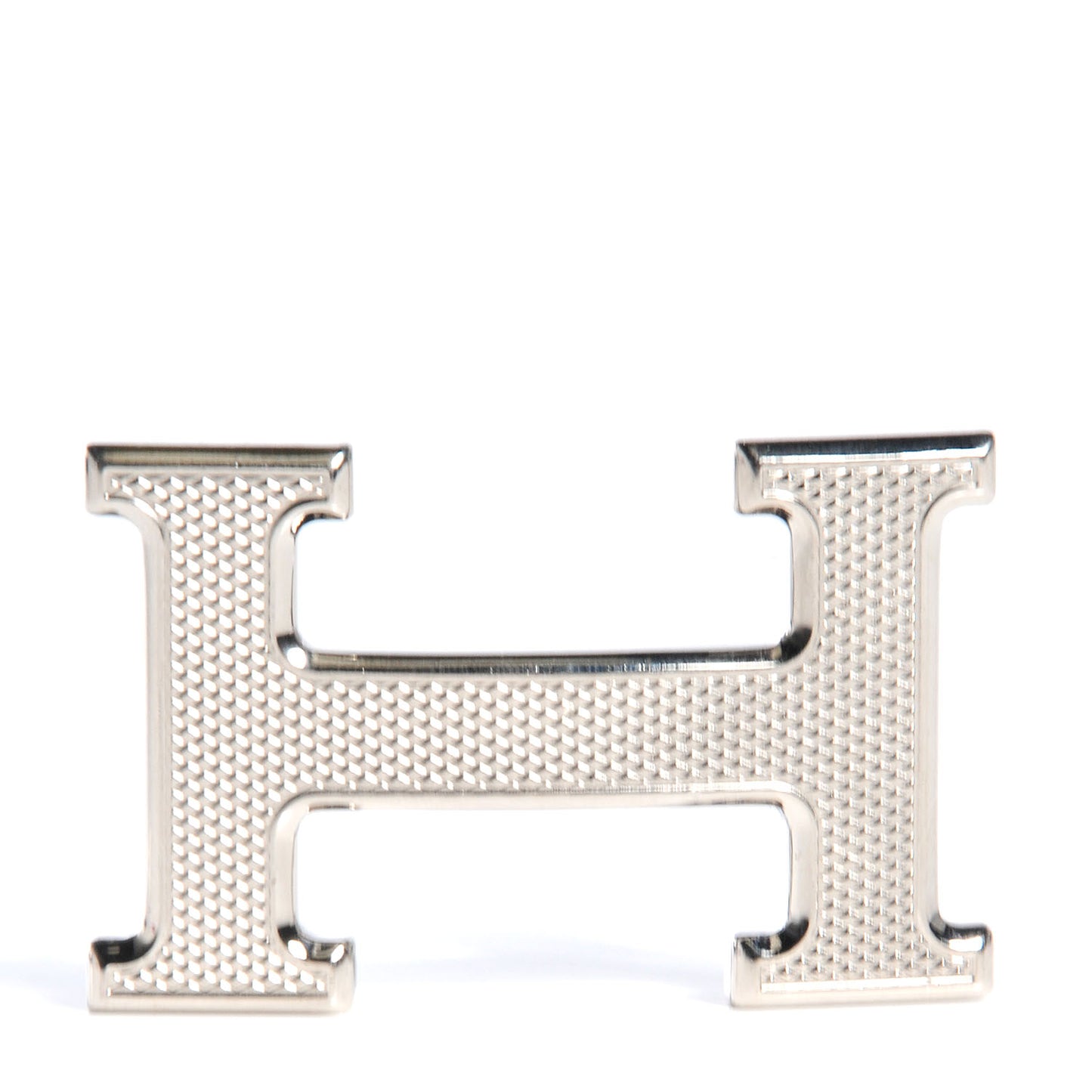 Box Togo Reversible Guilloche 32mm Silver H Constance Belt Black 105