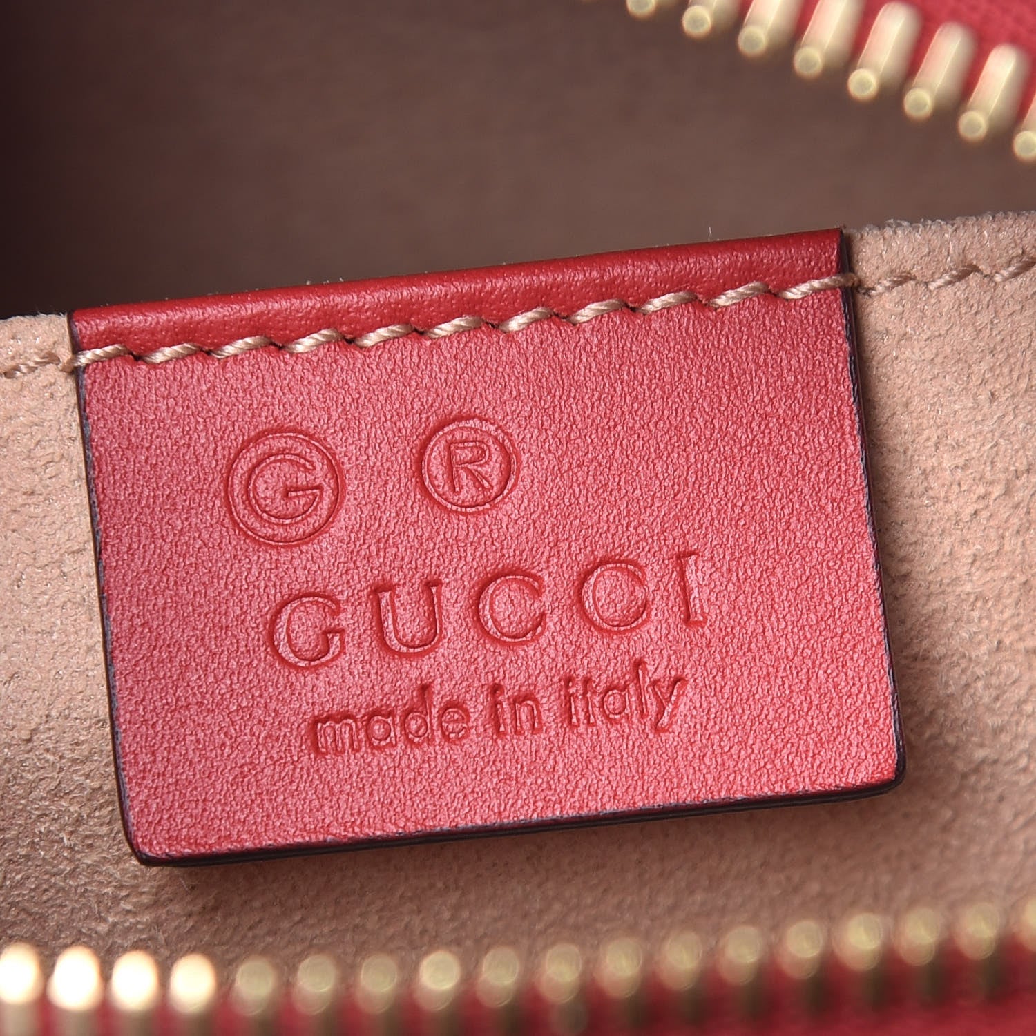 Gucci GG Supreme Monogram Blooms Mini Chain Shoulder Bag Beige Blue Navy Hibiscus Red 8 of 9