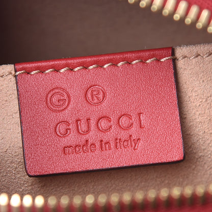 Gucci GG Supreme Monogram Blooms Mini Chain Shoulder Bag Beige Blue Navy Hibiscus Red 8 of 9