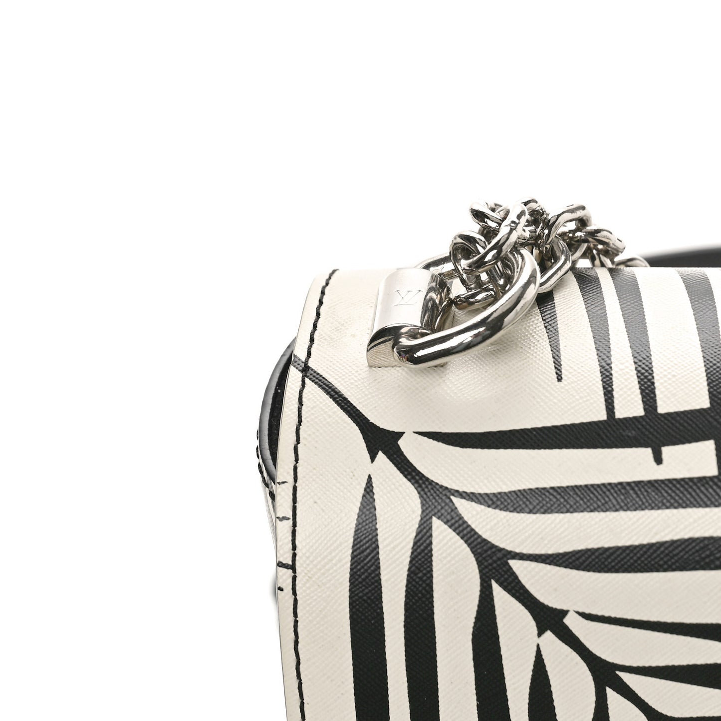 Monogram Infrarouge Palm Twist Shoulder Bag MM Black White