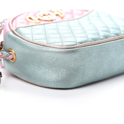 Gucci Laminated Nappa Trapuntata Mini Zumi Dome Shoulder Bag Rosa Lago Rame 9 of 10