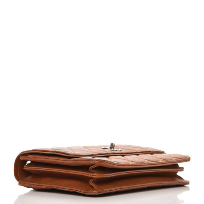 Chanel Caviar Quilted Flap With Chain Flap Light Brown 4 of 11