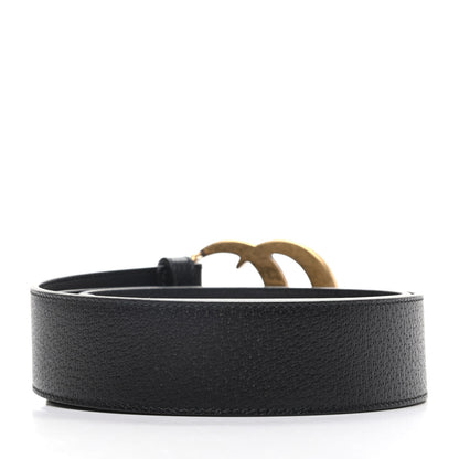 Gucci Textured Calfskin Double G 40mm Belt 90 36 Black 2 of 6