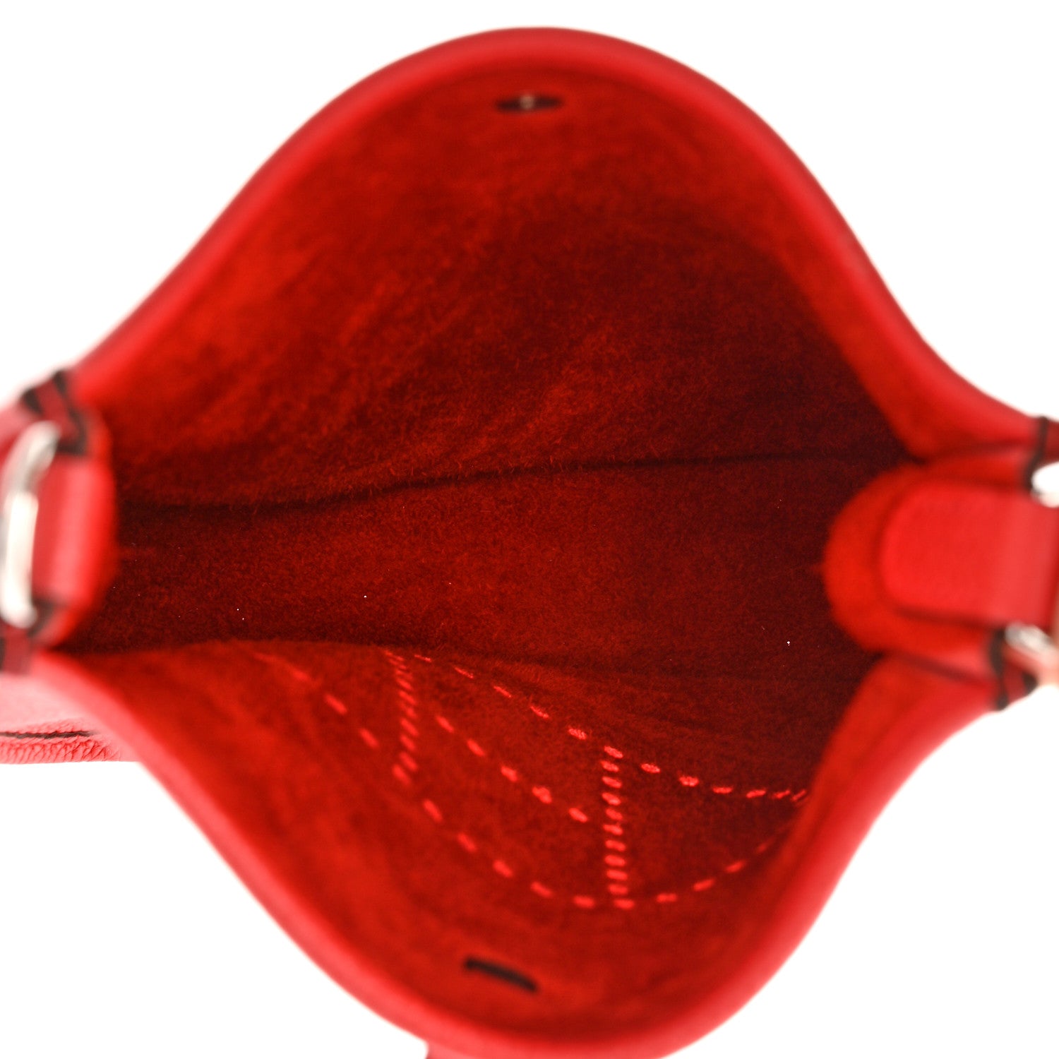 Hermes Taurillon Maurice Flipperball Sangle Evelyne TPM Rouge De Coeur Bleu Frida 5 of 12