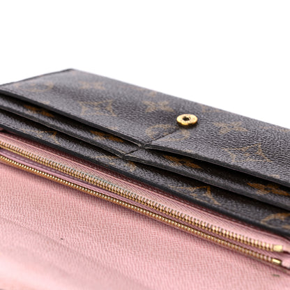 Louis Vuitton Monogram Sarah Wallet NM Rose Ballerine 18 of 22