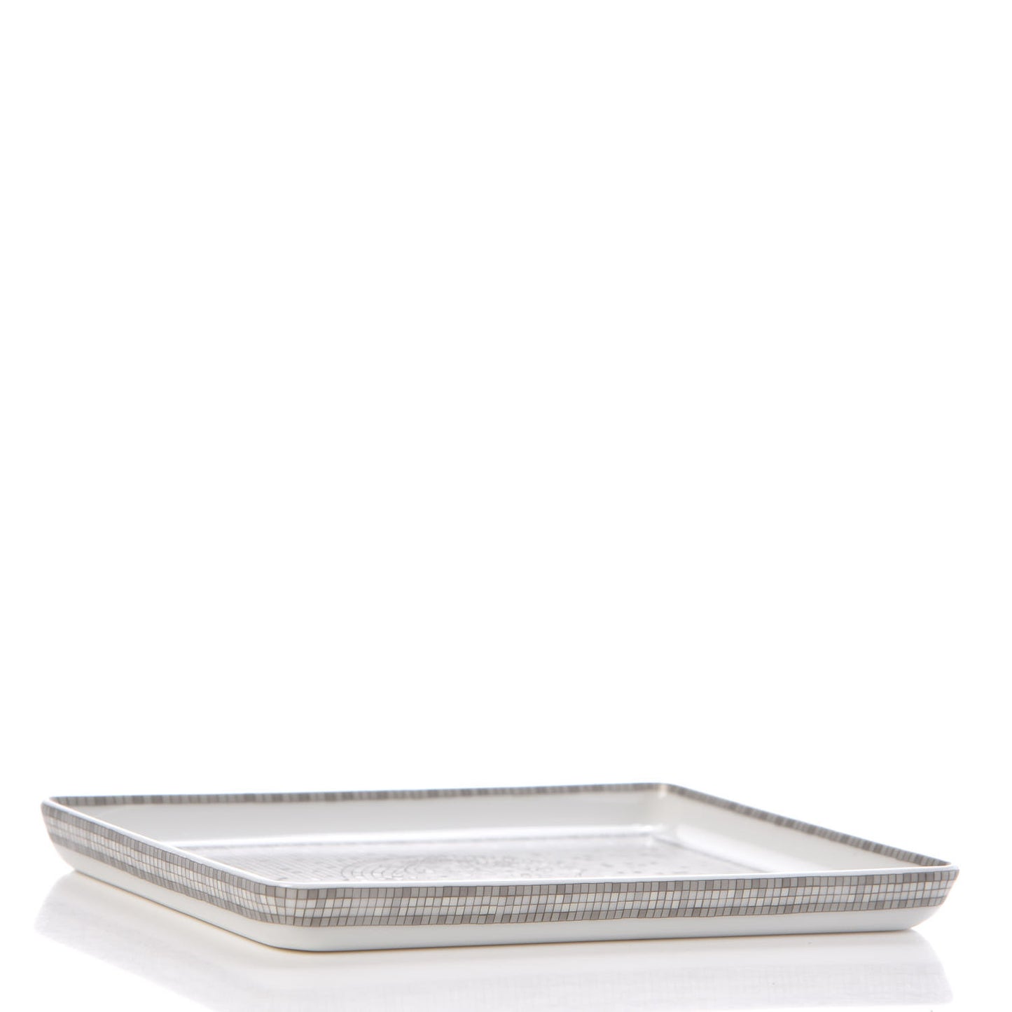 Porcelain Mosaique Au 24 Sushi Plate Platine