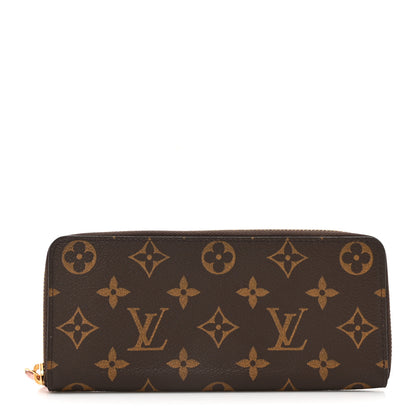 Louis Vuitton Monogram Clemence Wallet Rose Ballerine 1 of 7