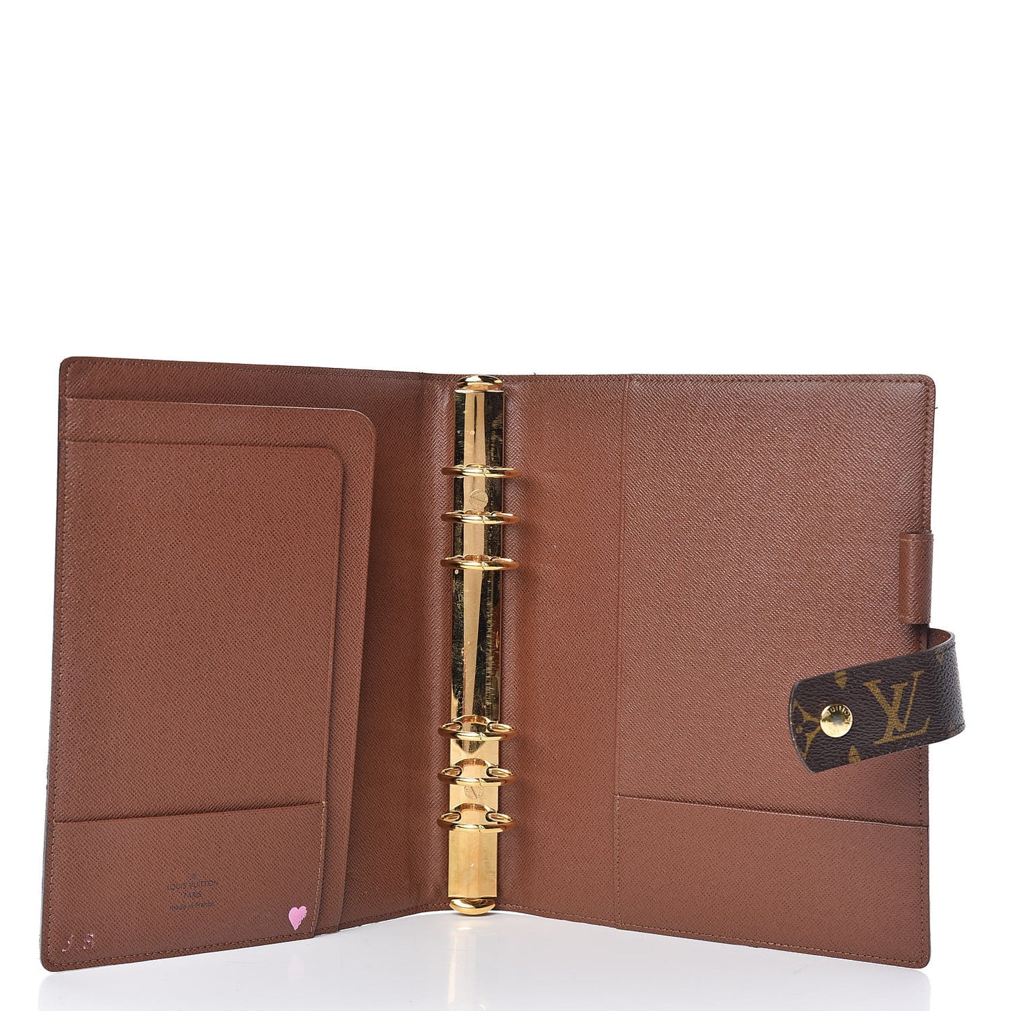 Monogram Large Ring Agenda Cover