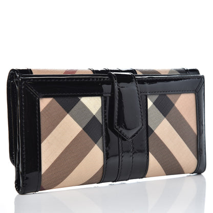 Burberry Nova Check Penrose Continental Wallet Black 3 of 8