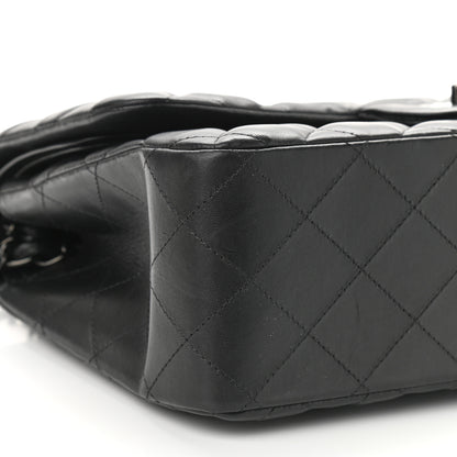 Chanel Lambskin Quilted Jumbo Double Flap So Black 5 of 11