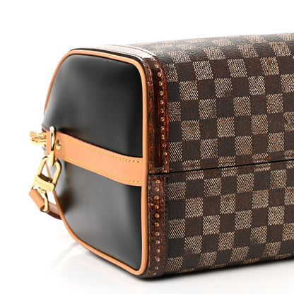 Louis Vuitton Transformed Damier Ebene Time Trunk Speedy Bandouliere 25 Black 8 of 11
