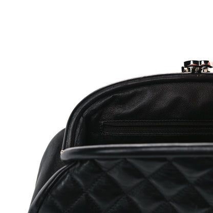Chanel Lambskin Quilted Timeless Clutch Black 7 of 14