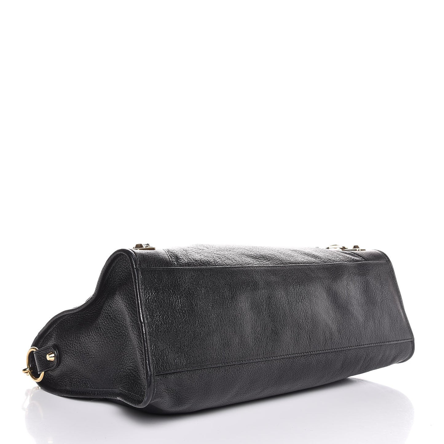 Chevre Gold Metallic Edge Hardware City Black