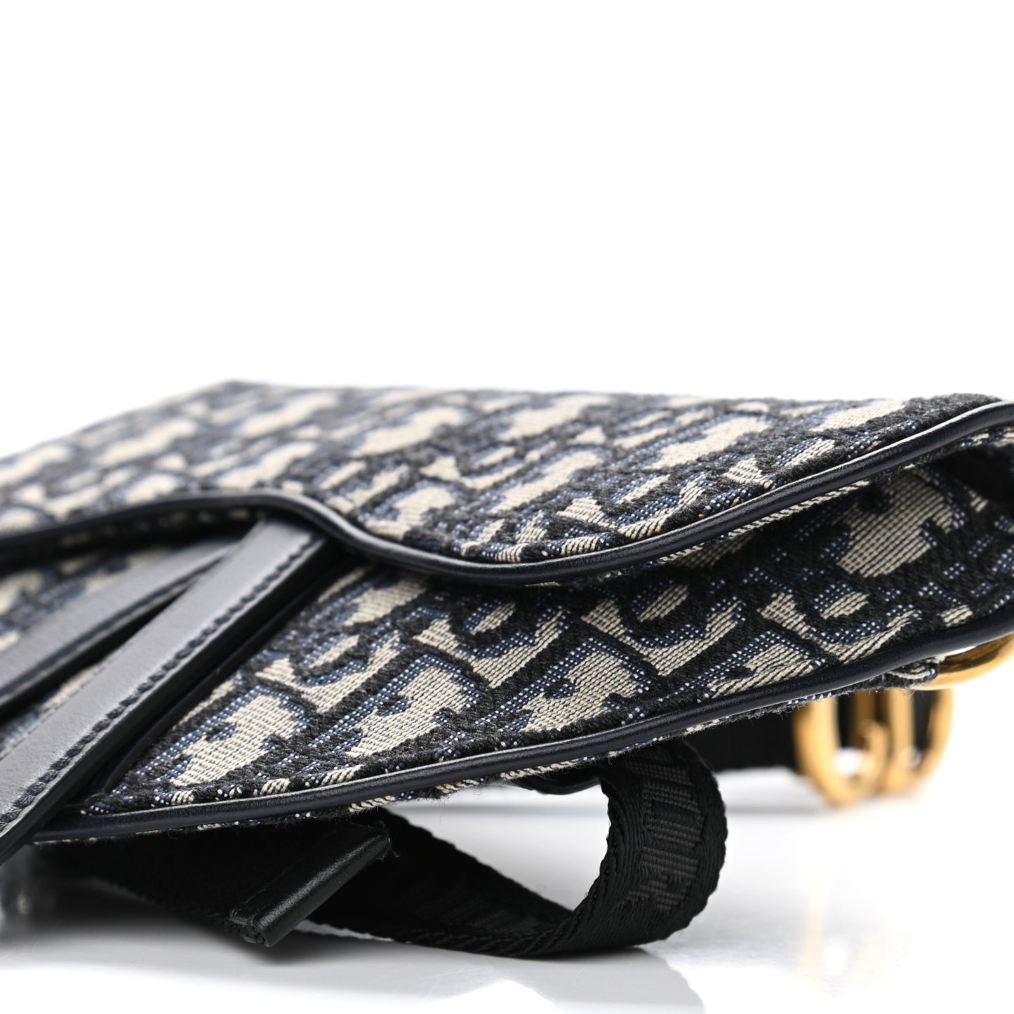 Oblique Saddle Belt Pouch Blue