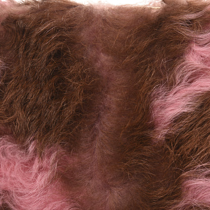 Prada Montone Shearling Fox Fur Saffiano Shoulder Bag Begonia Cammello 9 of 9
