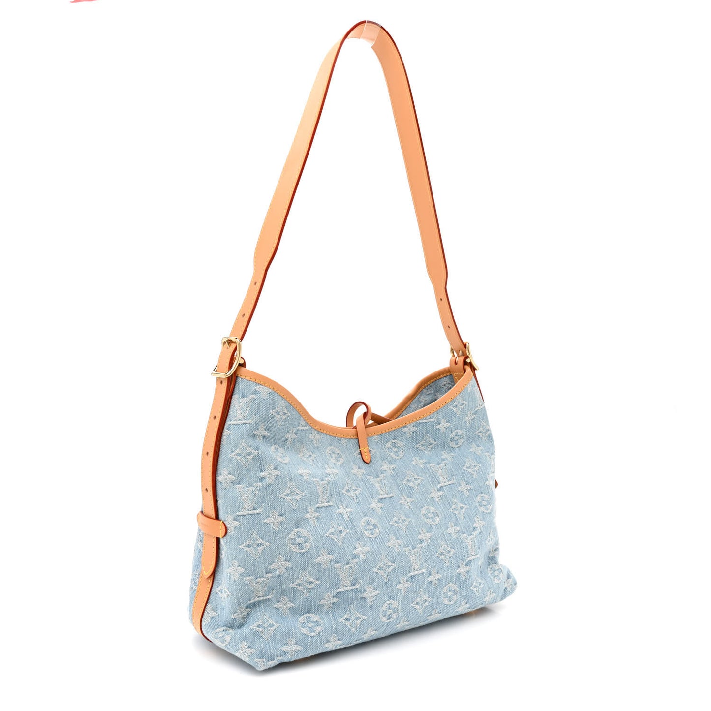 Monogram Denim CarryAll PM Sky Blue