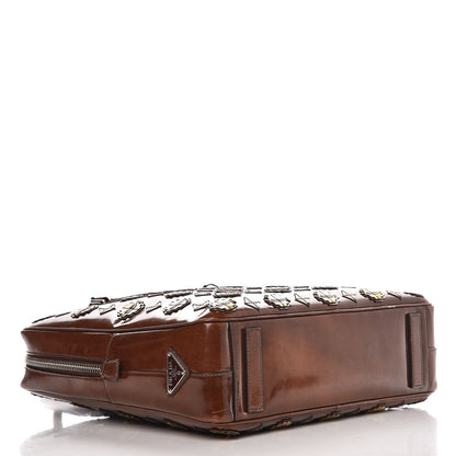Celine Drummed Calfskin Nano Luggage Liquorice 20 of 27