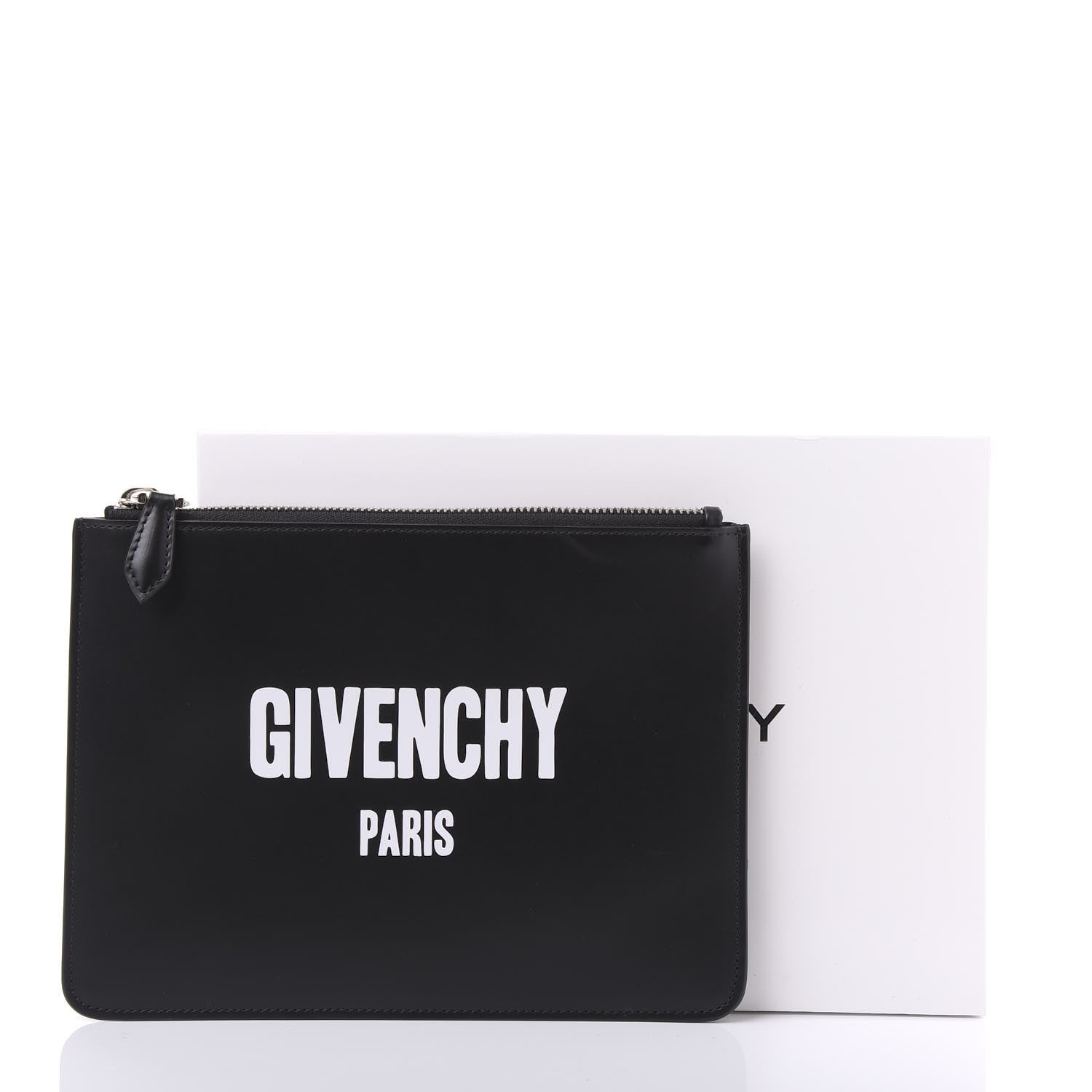 Givenchy Calfskin Medium Logo Pouch Black 10 of 10