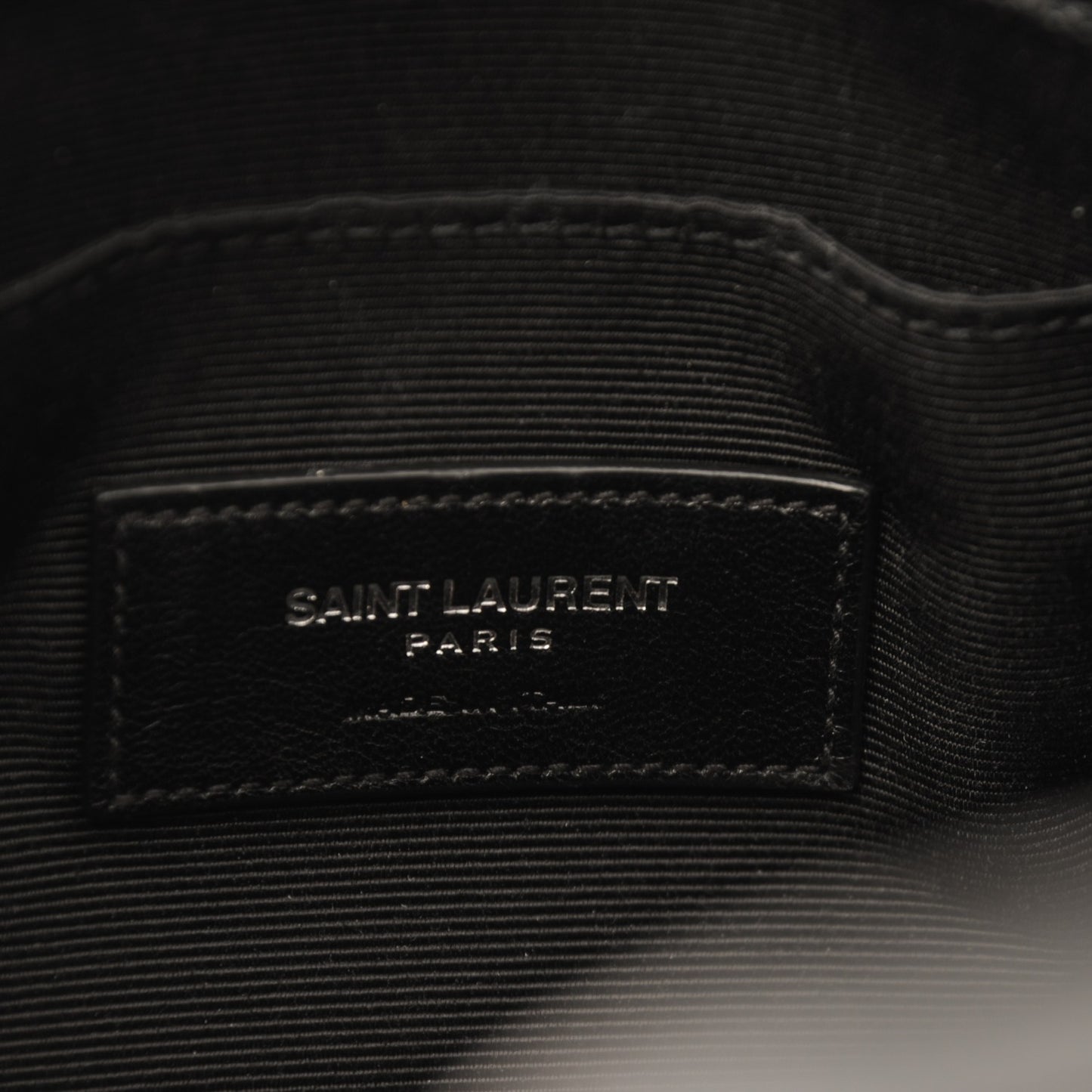 Grained Calfskin Baby Sac De Jour Black