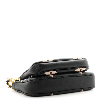 Louis Vuitton Empreinte Monogram Giant Multi Pochette Accessories Black Beige 4 of 10