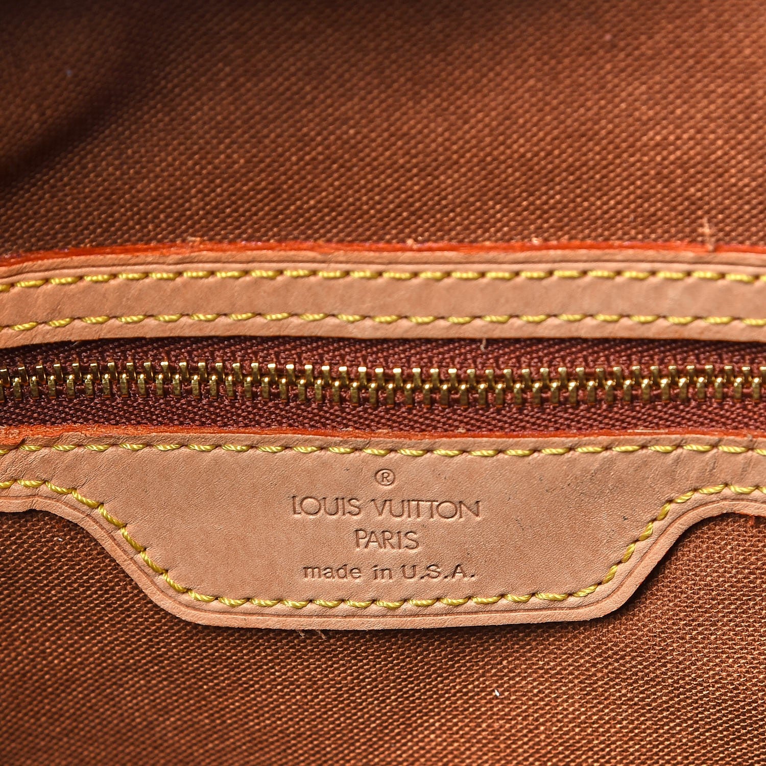 Louis Vuitton Monogram Cabas Mezzo 6 of 14