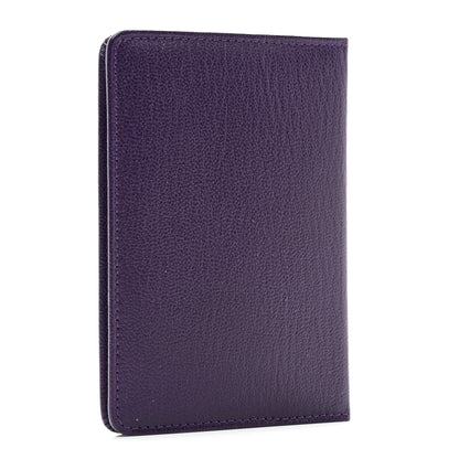 Chanel Goatskin Card Holder Wallet Purple 3 of 9