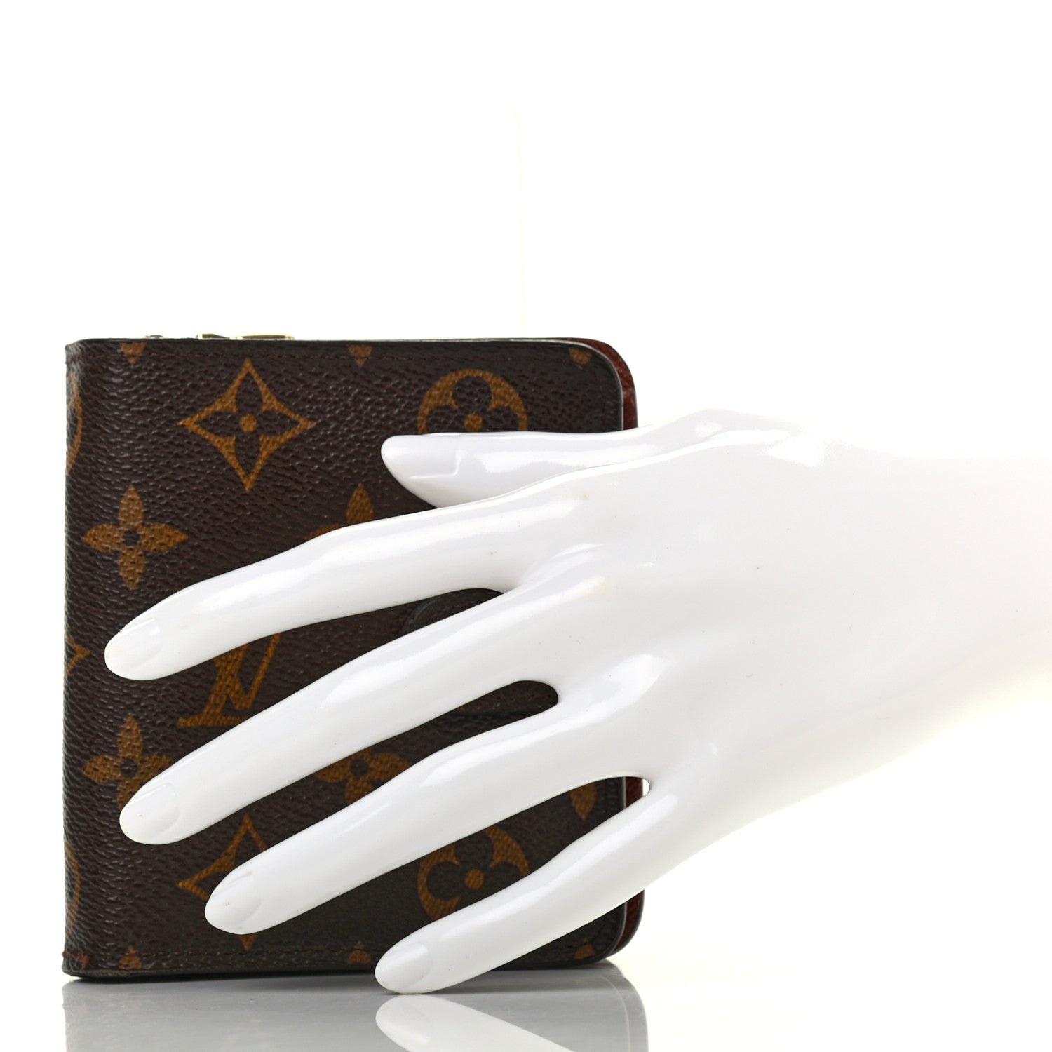 Louis Vuitton Monogram Compact Zippe Zipped Wallet 2 of 7