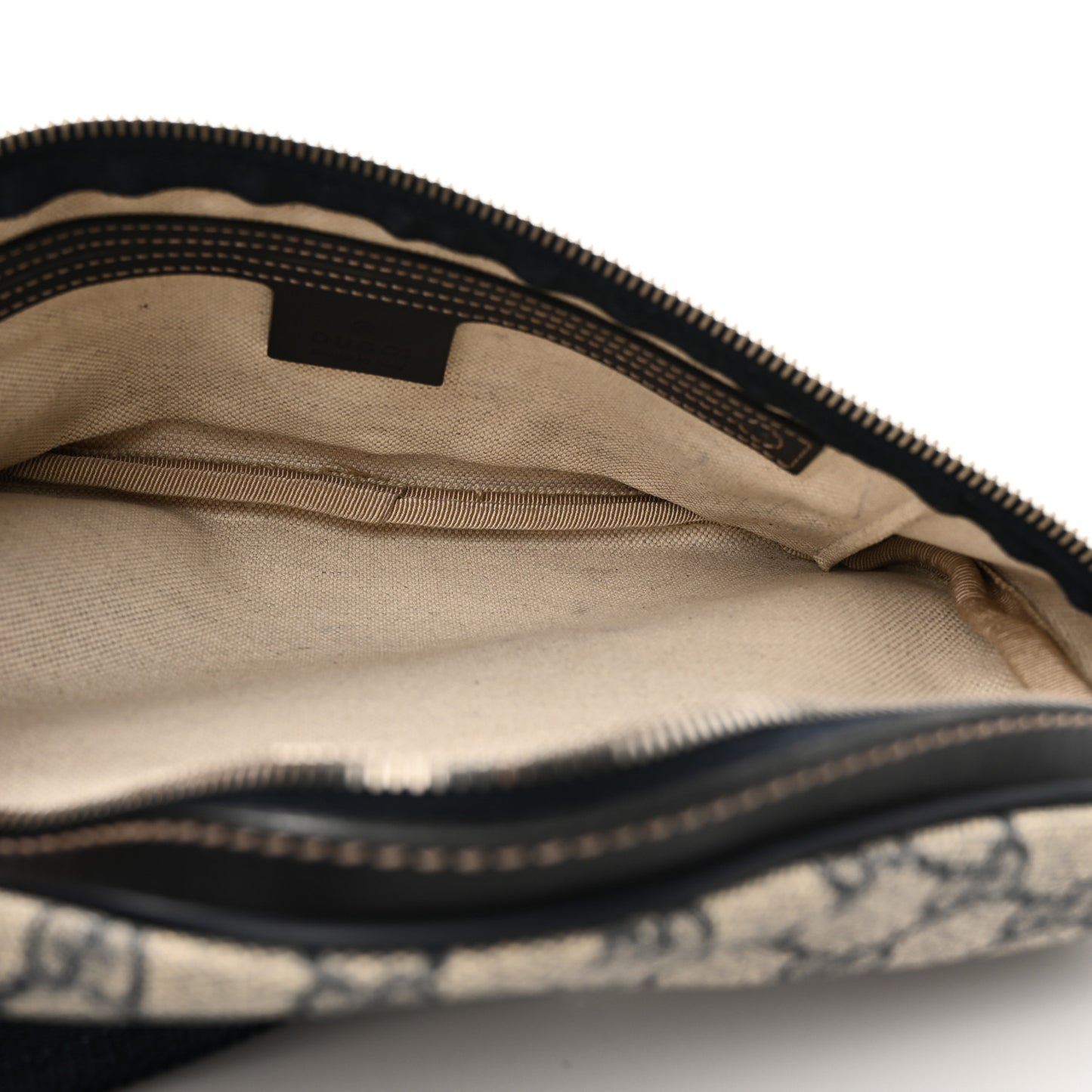 GG Plus Monogram Belt Bag Navy