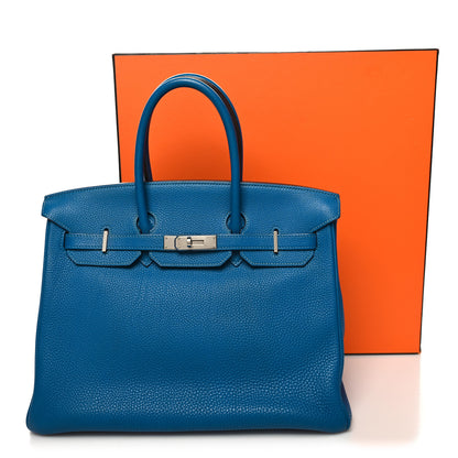 Hermes Togo Birkin 35 Mykonos 13 of 13
