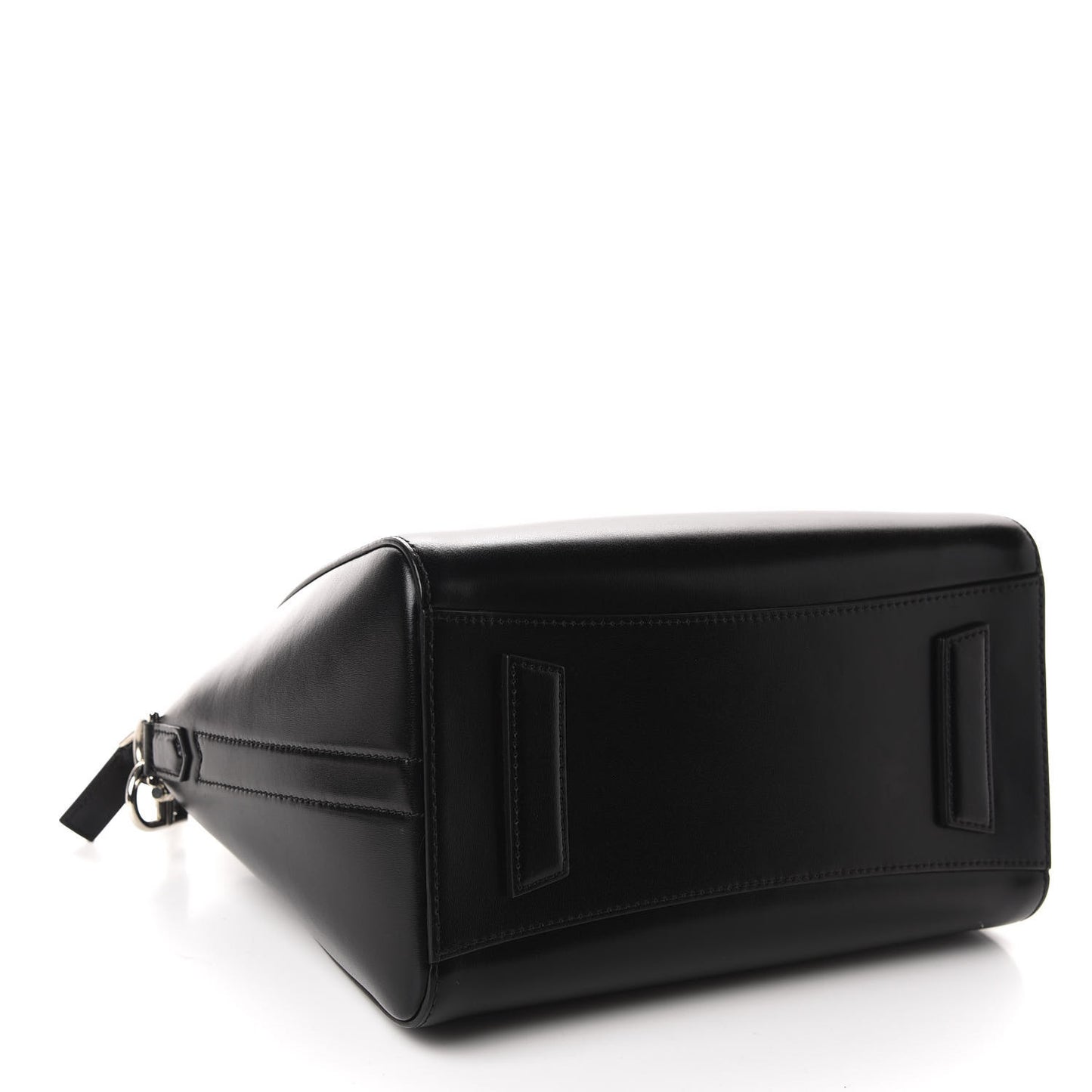 Shiny Lord Calfskin Small Antigona Black
