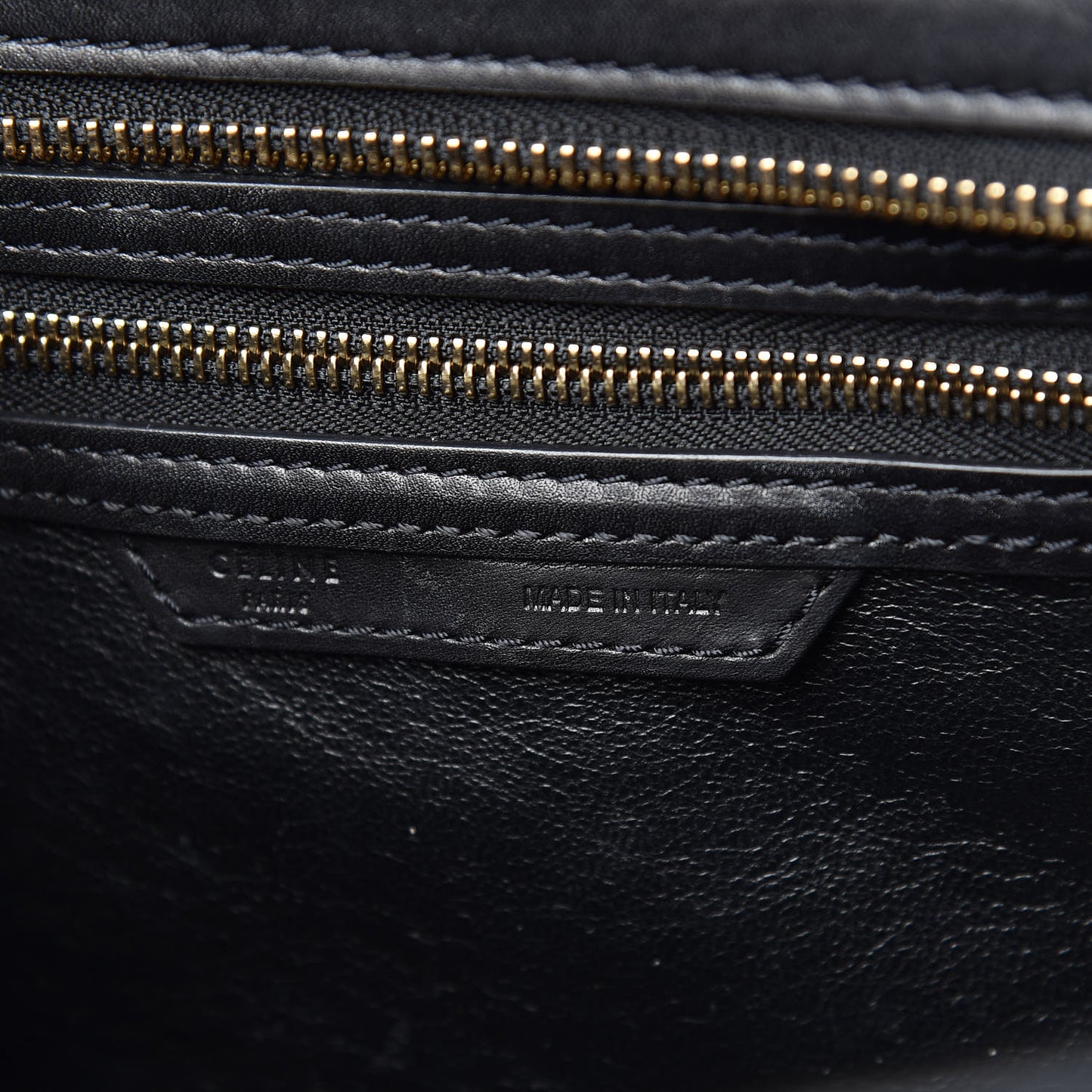 Satin Calfskin Suede Micro Tri-Color Luggage Almond