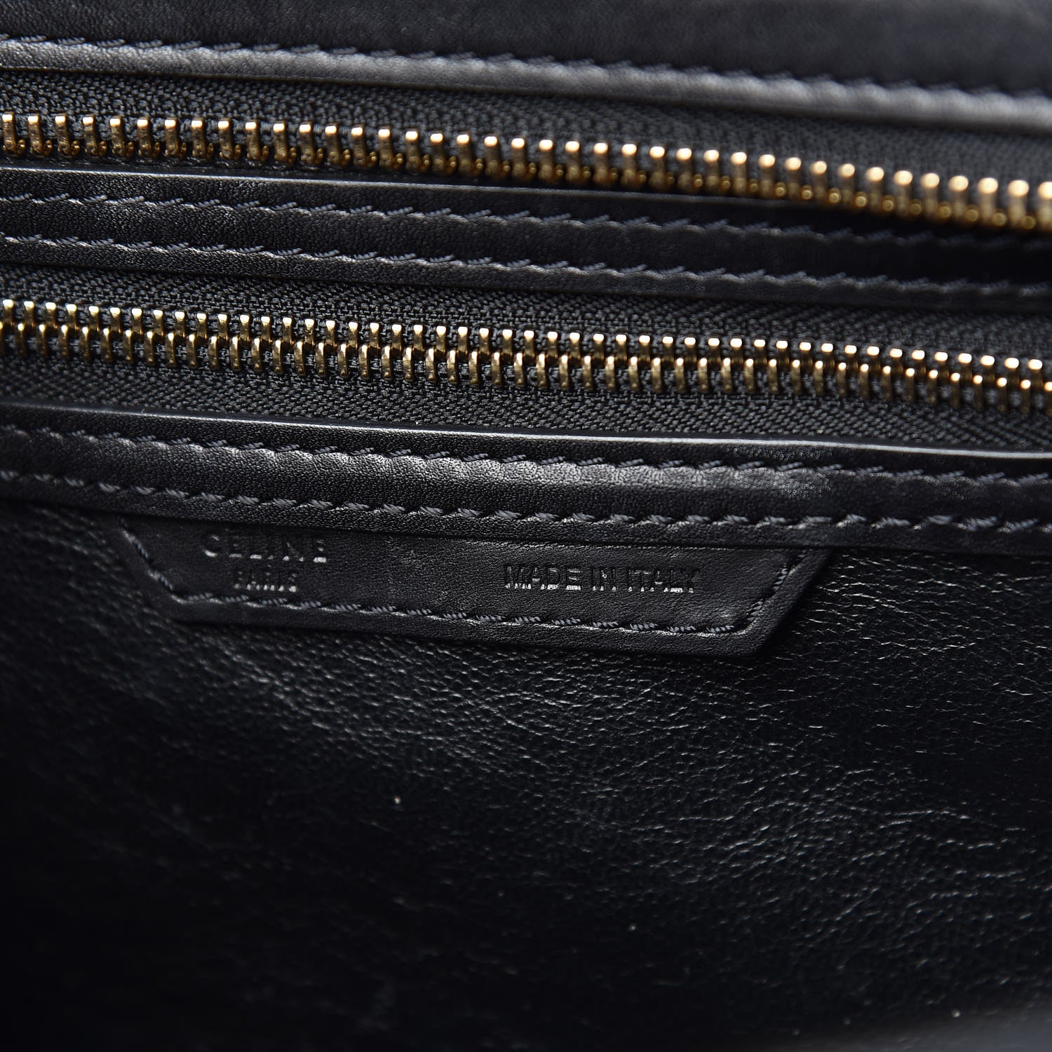Celine Satin Calfskin Suede Micro Tri-Color Luggage Almond 7 of 15
