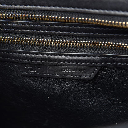 Celine Satin Calfskin Suede Micro Tri-Color Luggage Almond 7 of 15