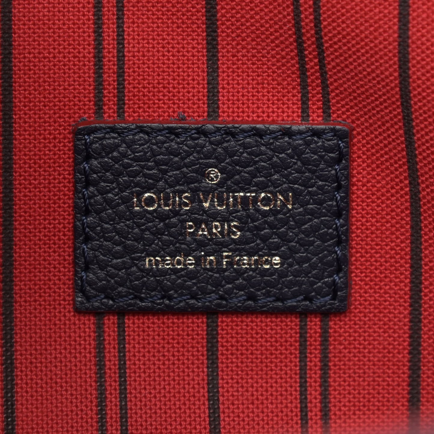 Empreinte Pochette Metis Marine Rouge