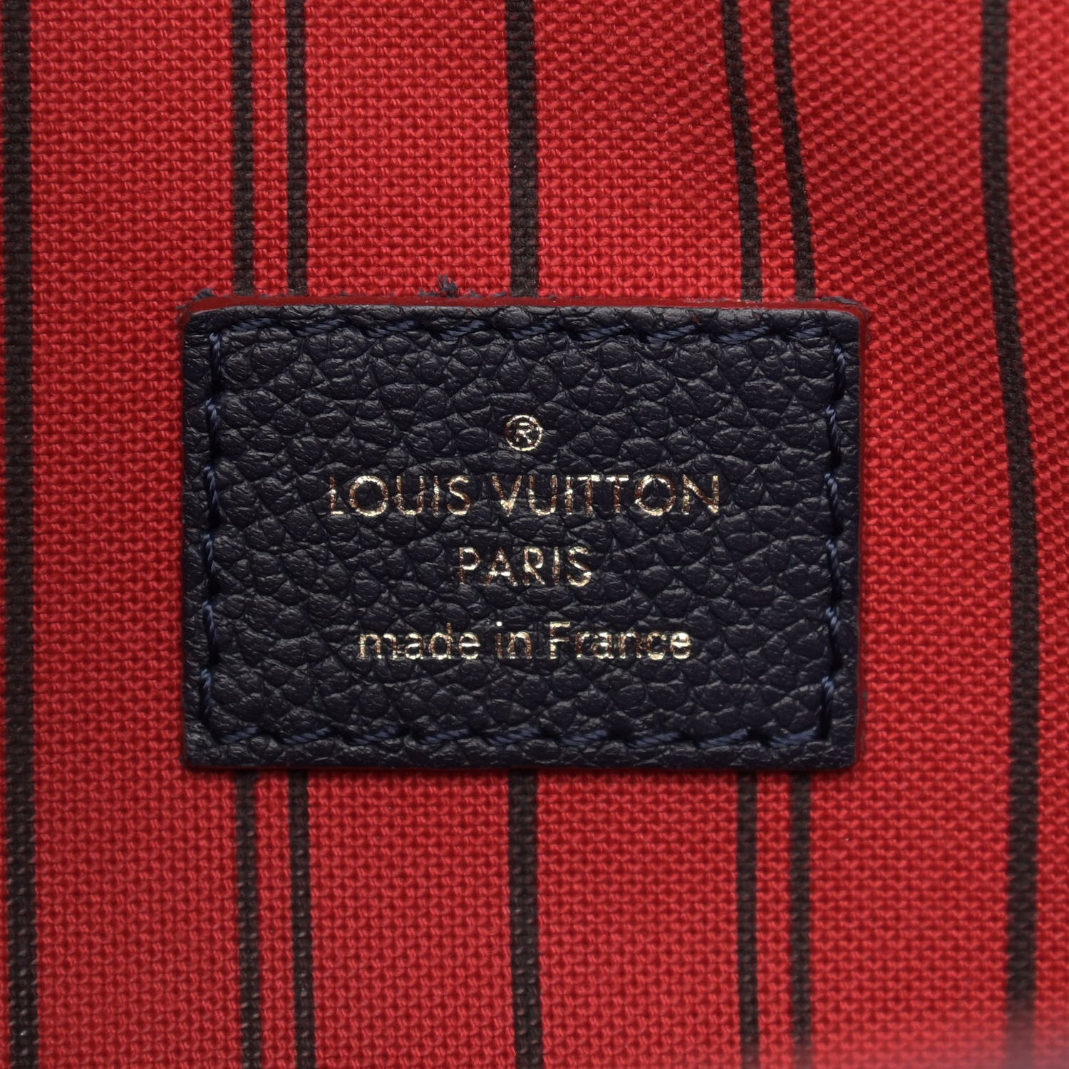 Louis Vuitton Empreinte Pochette Metis Marine Rouge 6 of 10