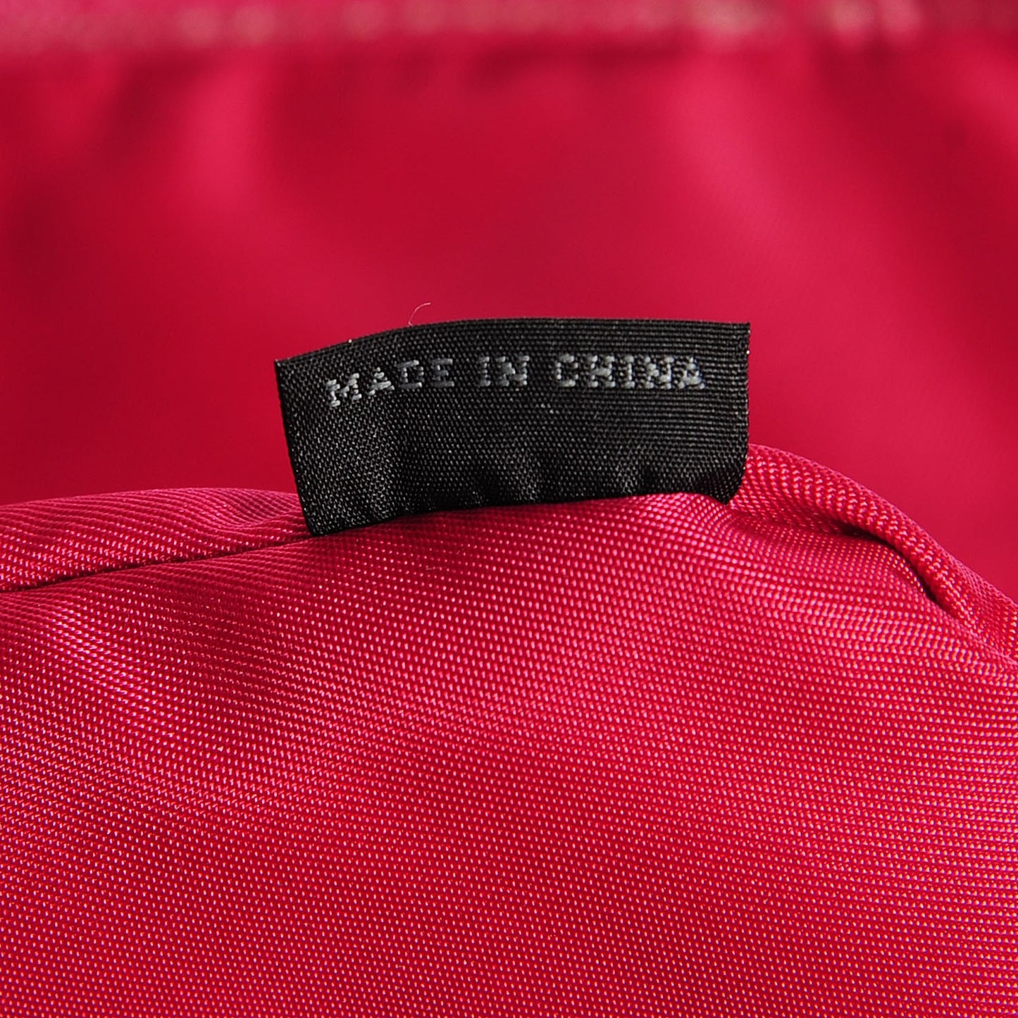 Saffiano Tessuto Nylon Tote Bordeaux