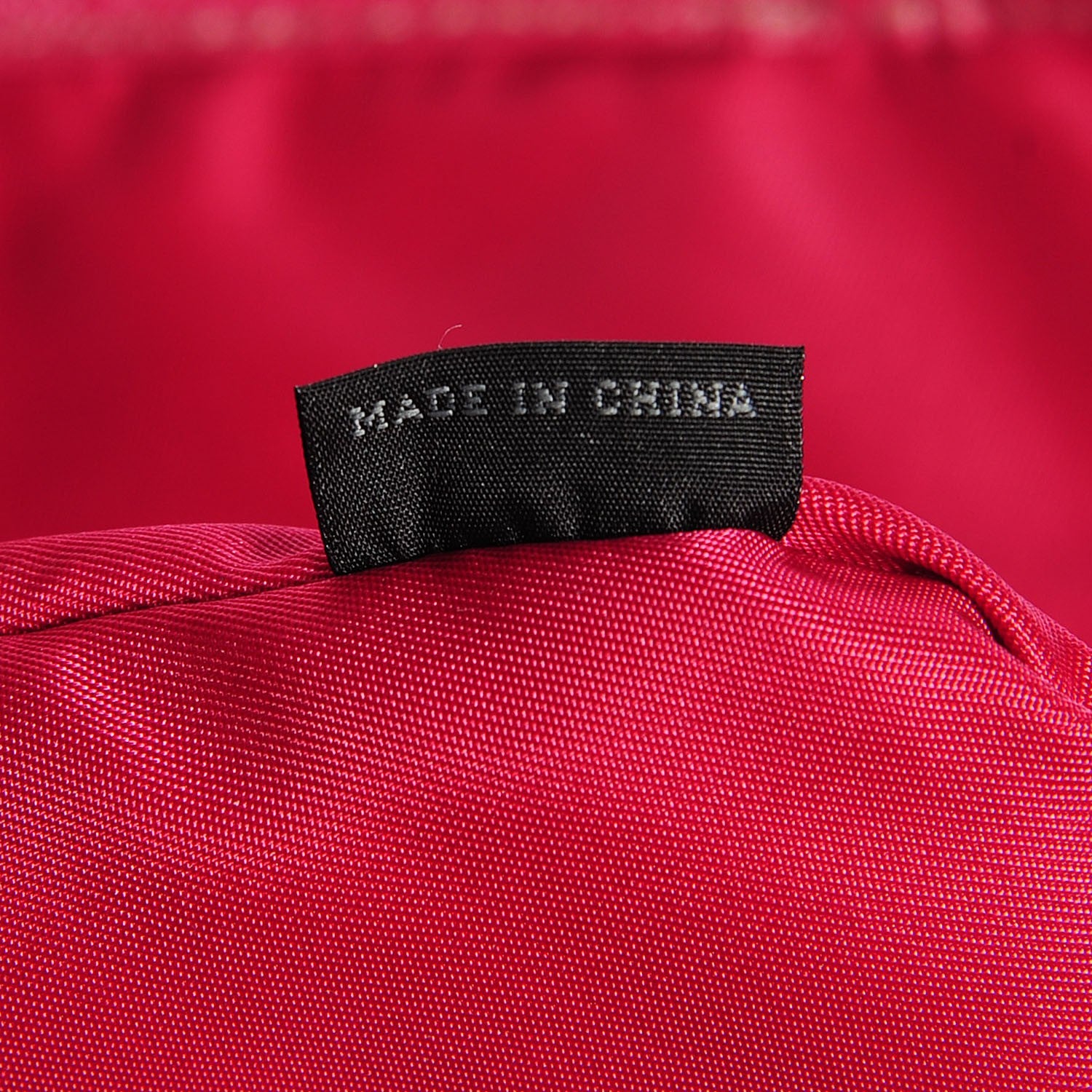Prada Saffiano Tessuto Nylon Tote Bordeaux 8 of 9
