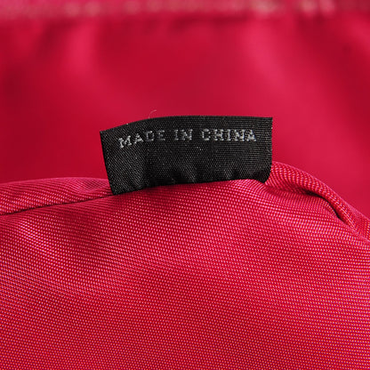 Prada Saffiano Tessuto Nylon Tote Bordeaux 8 of 9