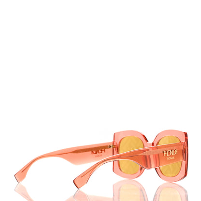 Fendi Acetate Square Sunglasses FF0436/G/S Pink 4 of 8