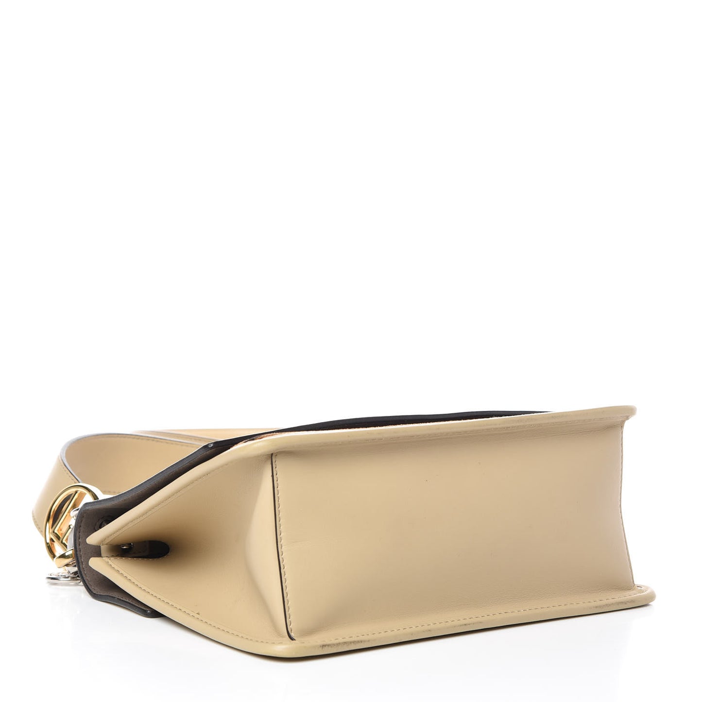 Vitello Century Velvet F is Fendi FF Kan I Shoulder Bag Tobacco Amido