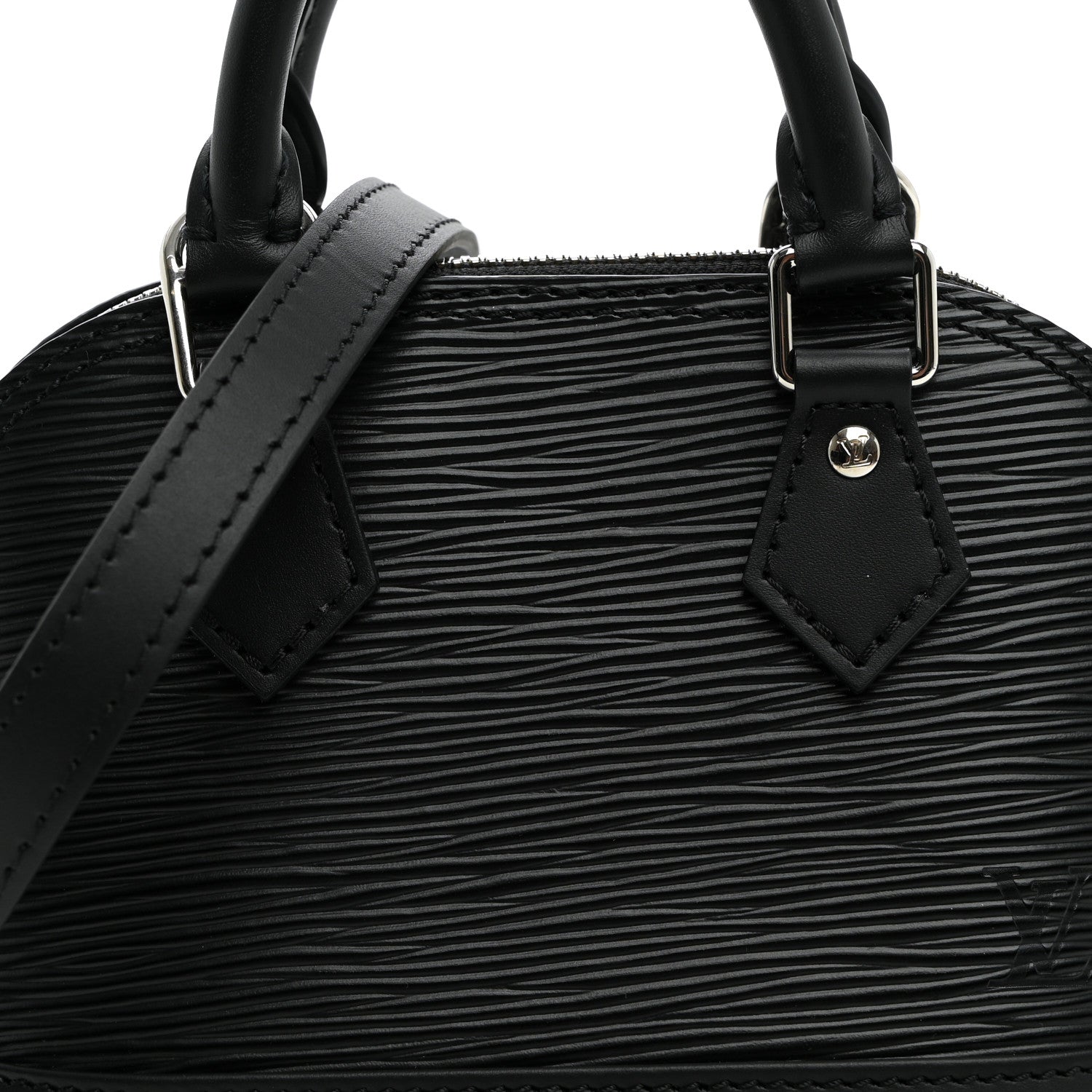 Louis Vuitton Epi Alma Nano Black 7 of 9