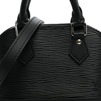 Louis Vuitton Epi Alma Nano Black 7 of 9