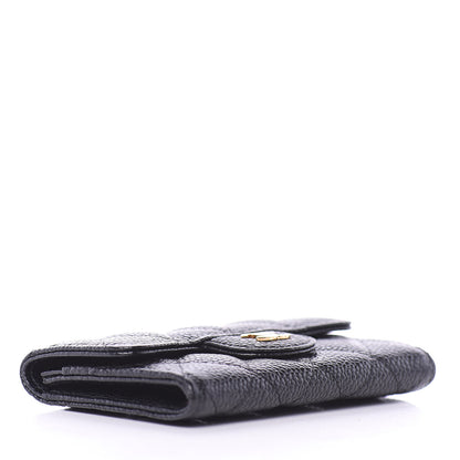 Chanel Caviar Quilted Flap Card Holder Black 4 of 11