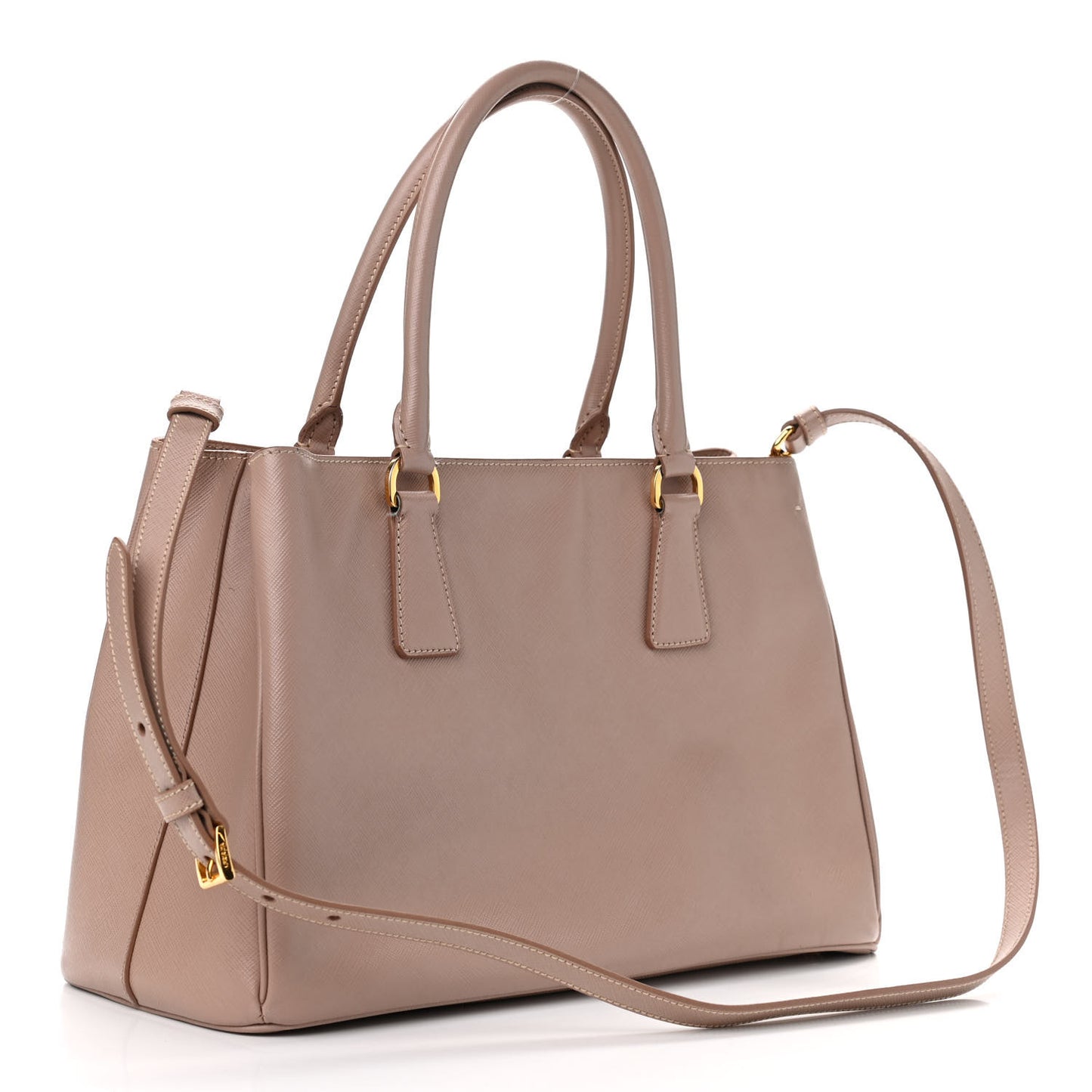 Saffiano Lux Medium Tote Cammeo