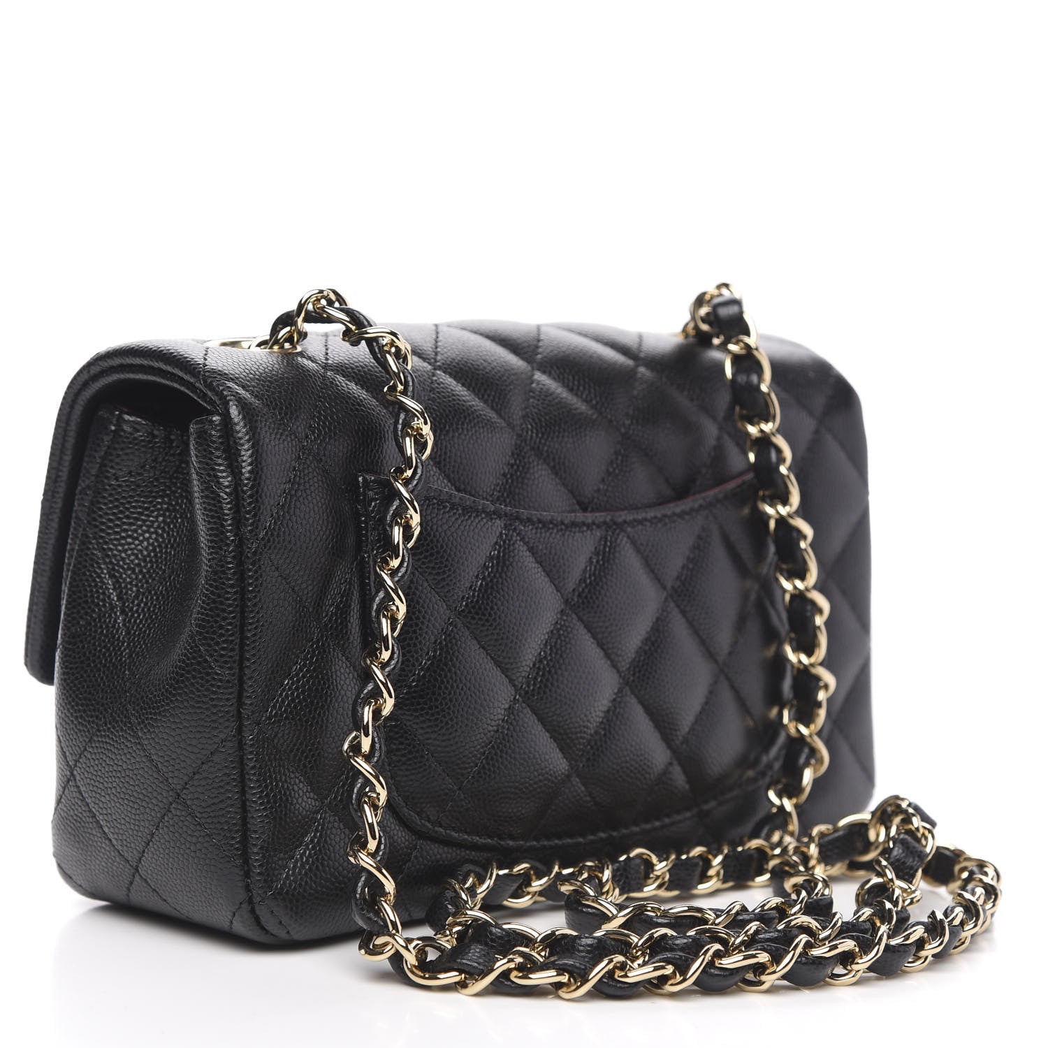 Chanel Caviar Quilted Mini Rectangular Flap Black 3 of 10