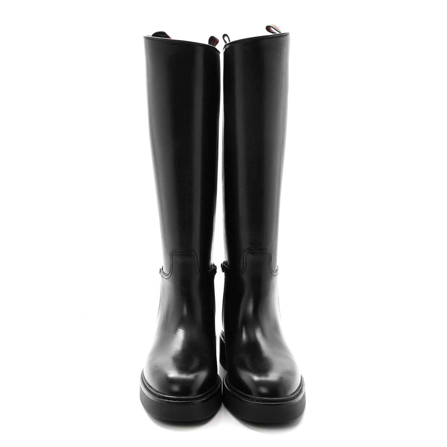 Marot Lux Michelangelo Slim Horsebit Riding Boots 37.5 Black