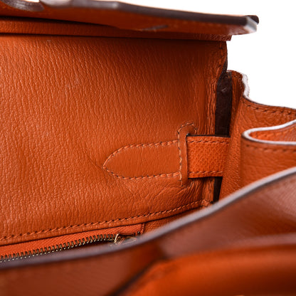 Hermes Epsom Birkin 30 Orange 9 of 41