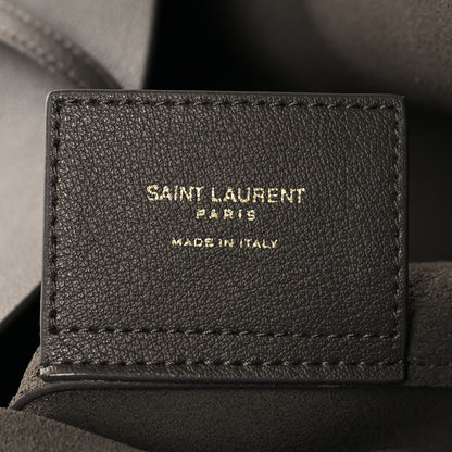 Saint Laurent SAINT LAURENT Calfskin Large Shopping Tote Pebble 8 of 13