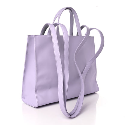 Telfar Vegan Leather Medium Shopping Bag Lavender 3 of 9